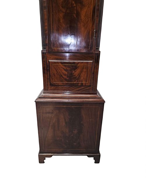 A STUNNING GEORGIAN IRISH LONG CASE GRANDFATHER CLOCK BY WILLIAM BETAGH DUBLIN - ADDITIONAL PHOTO 5