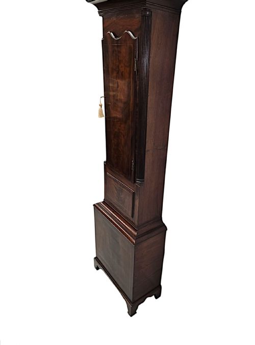A STUNNING GEORGIAN IRISH LONG CASE GRANDFATHER CLOCK BY WILLIAM BETAGH DUBLIN - ADDITIONAL PHOTO 6