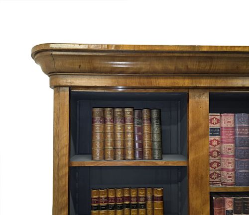 A GORGEOUS 19TH CENTURY SATINWOOD OPEN BOOKCASE - ADDITIONAL PHOTO 6