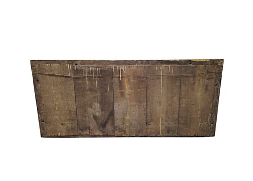 A VERY RARE EARLY 19TH CENTURY REGENCY COMPARTMENTAL OVERMANTEL MIRROR - ADDITIONAL PHOTO 4