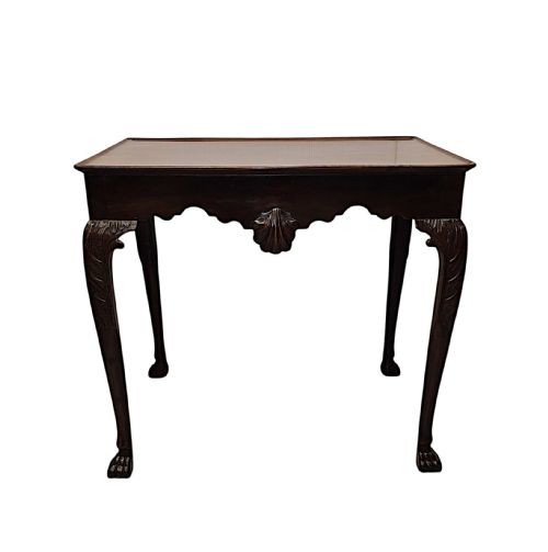 A Very Fine 19th Century Irish Silver Table in the Georgian Manner