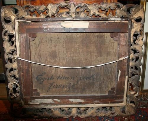fig 4. Antique Dutch Tavern Scene Oil Painting (19th Century)