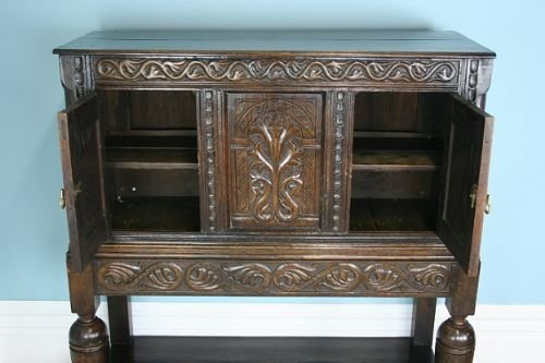 fig 2. Antique Victorian Court Food Cupboard (c.1860 - 1880)
