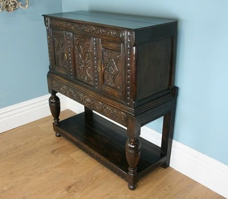 fig 3. Antique Victorian Court Food Cupboard (c.1860 - 1880)