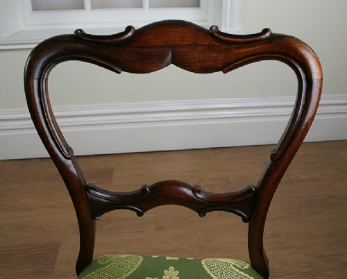 fig 1. Pair of Victorian Rosewood Stand Chairs (c.1850)