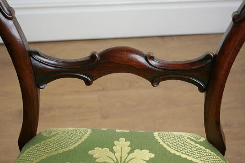 fig 2. Pair of Victorian Rosewood Stand Chairs (c.1850)