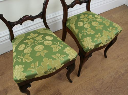 fig 3. Pair of Victorian Rosewood Stand Chairs (c.1850)
