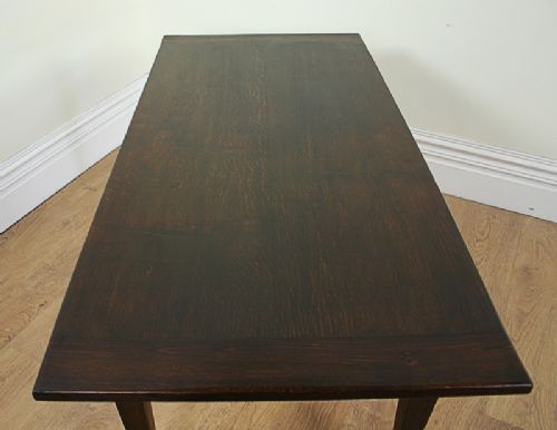 fig 2. 5ft French Basque Two Plank Chestnut Farmhouse Refectory Table (c. 1810)