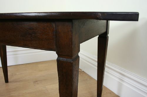 fig 3. 5ft French Basque Two Plank Chestnut Farmhouse Refectory Table (c. 1810)