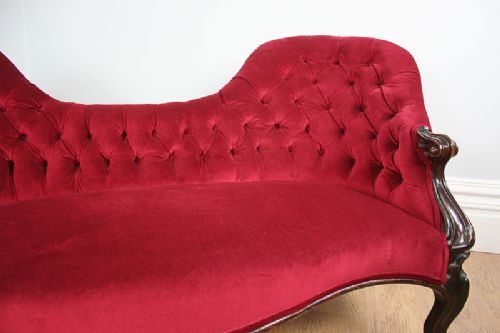 fig 10. Rosewood Victorian Double End Settee (c.1850)