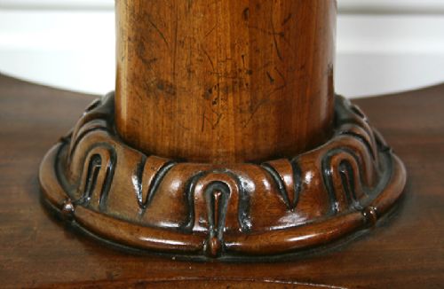 fig 6. Flame Mahogany William IV Tea Table (c.1840)