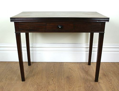 George II Cuban Mahogany Tea Table (C.1750)