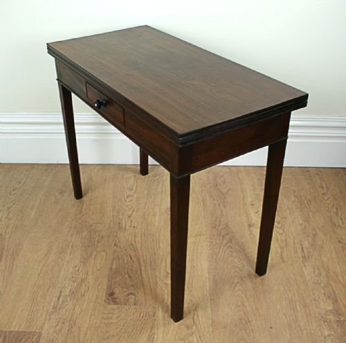 fig 1. George II Cuban Mahogany Tea Table (c.1750)