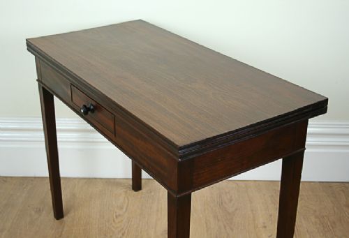 fig 2. George II Cuban Mahogany Tea Table (c.1750)