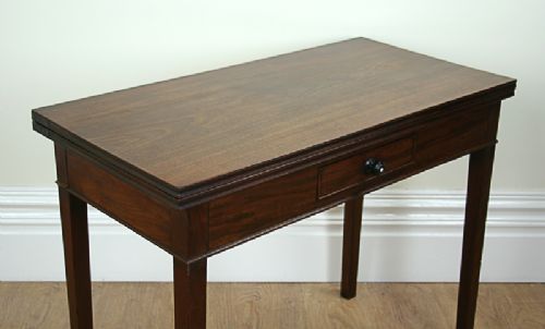 fig 3. George II Cuban Mahogany Tea Table (c.1750)