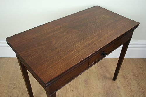 fig 4. George II Cuban Mahogany Tea Table (c.1750)
