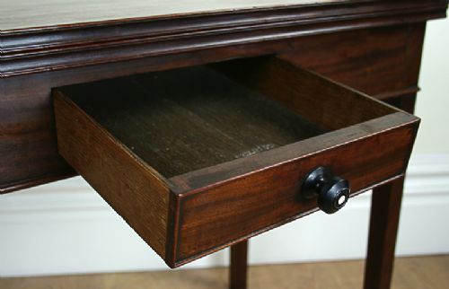 fig 6. George II Cuban Mahogany Tea Table (c.1750)