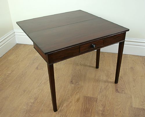 fig 8. George II Cuban Mahogany Tea Table (c.1750)