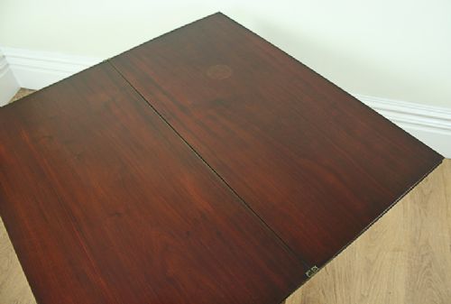 fig 9. George II Cuban Mahogany Tea Table (c.1750)