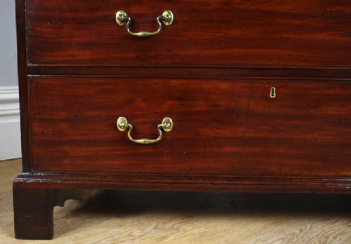 fig 9. English George III Mahogany Chippendale Influenced Chest on Chest (c.1780)