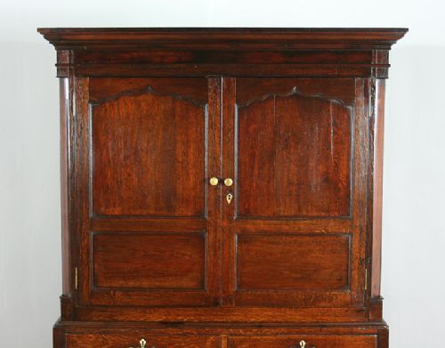 fig 2. George III Welsh Oak Housekeepers Cupboard (Circa 1780)