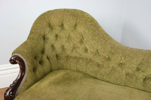 fig 4. Victorian Rosewood Serpentine Chaise Longue (Circa 1840)