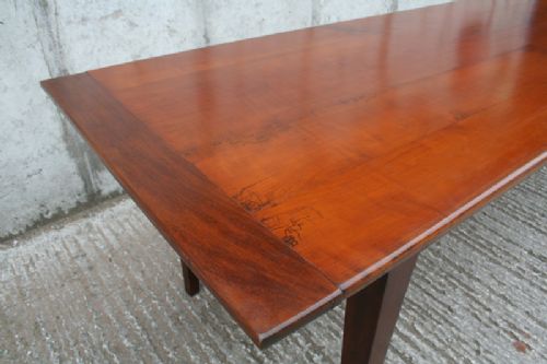 fig 4. 7ft 2” French Five Plank Cherry Wood Refectory Farmhouse Table (c. 1820)