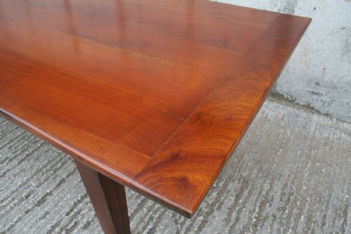 fig 5. 7ft 2” French Five Plank Cherry Wood Refectory Farmhouse Table (c. 1820)