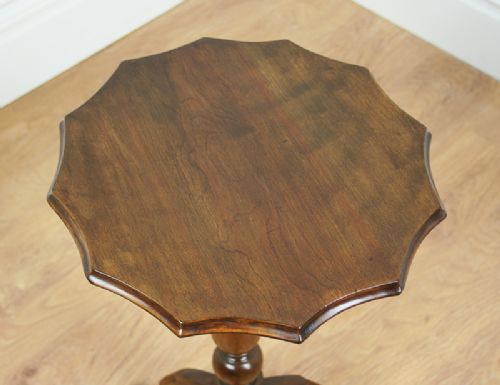 fig 4. Small Victorian Beech Tripod Wine Supper Table (Circa 1880)