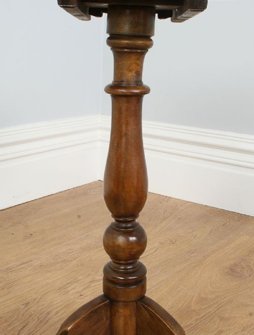 fig 6. Small Victorian Beech Tripod Wine Supper Table (Circa 1880)