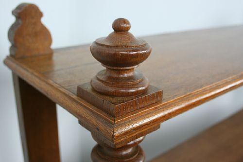 fig 7. French Walnut 3rd Republic Open Bookcase (Circa 1880 - 1900)