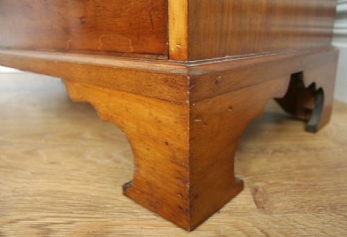 fig 6. Small George III Mahogany Two Door Linen Press Hanging Cupboard (Circa 1780 - 1820)