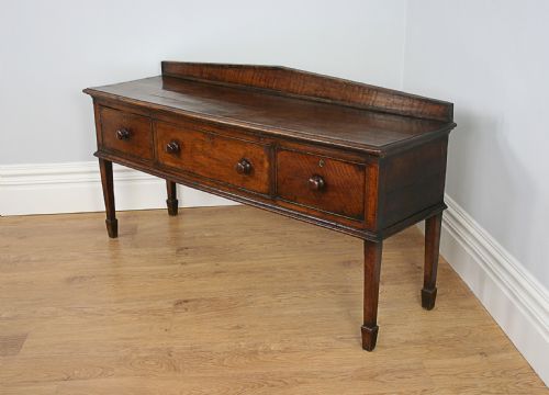 George III Staffordshire Country Oak Dresser Base (Circa 1780)