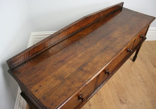 fig 3. George III Staffordshire Country Oak Dresser Base (Circa 1780)