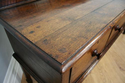 fig 6. George III Staffordshire Country Oak Dresser Base (Circa 1780)
