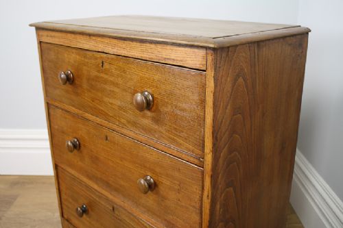 fig 5. Victorian Elm Chests of Drawers (Circa 1850 - 1870)