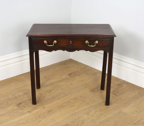fig 1. George III Mahogany 2ft 8” Side Table (Circa 1780 - 1800)
