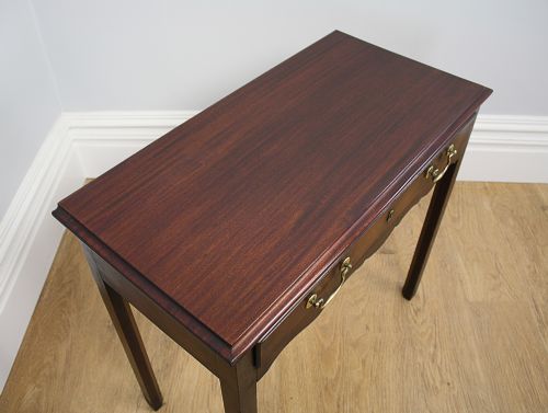 fig 3. George III Mahogany 2ft 8” Side Table (Circa 1780 - 1800)