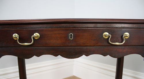 fig 4. George III Mahogany 2ft 8” Side Table (Circa 1780 - 1800)