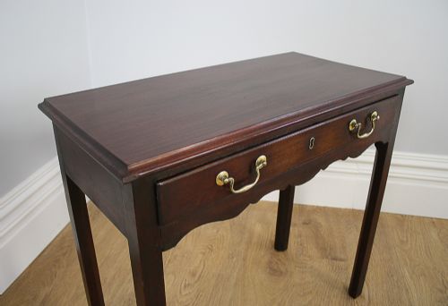 fig 7. George III Mahogany 2ft 8” Side Table (Circa 1780 - 1800)