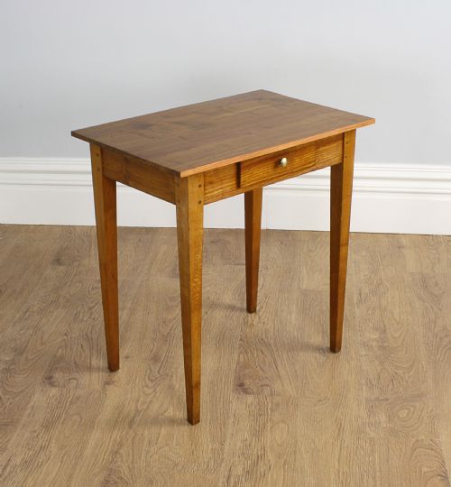 French Cherry Wood 2ft 4” Provincial Side Table (Circa 1830 - 1860)