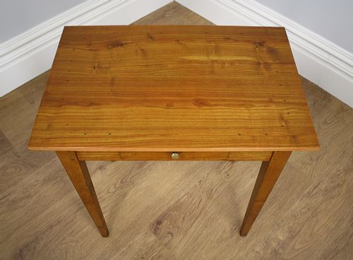 fig 3. French Cherry Wood 2ft 4” Provincial Side Table (Circa 1830 - 1860)