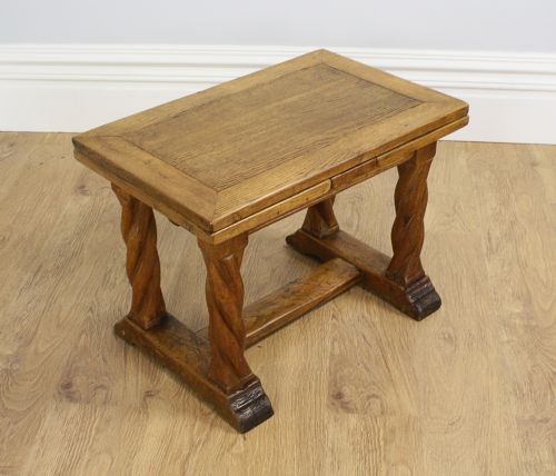 fig 4. Oak Extending Rectangular Rustic Coffee Table (Circa 1920)