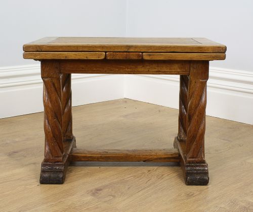 fig 5. Oak Extending Rectangular Rustic Coffee Table (Circa 1920)