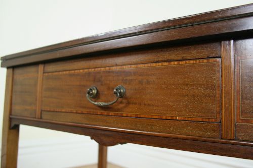 fig 7. Antique Edwardian Mahogany Fold-Over Card & Chess Games Table (Circa 1900)