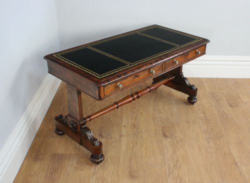 fig 2. William IV Rosewood & Leather Writing Library Table (Circa 1830 - 1840)