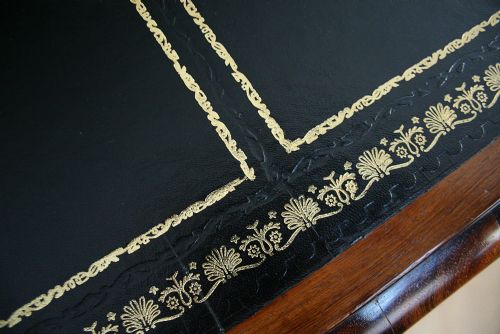 fig 5. William IV Rosewood & Leather Writing Library Table (Circa 1830 - 1840)