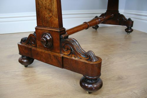fig 8. William IV Rosewood & Leather Writing Library Table (Circa 1830 - 1840)