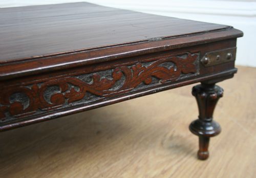 fig 3. Colonial Teak Opium Coffee Table (Circa 1840)