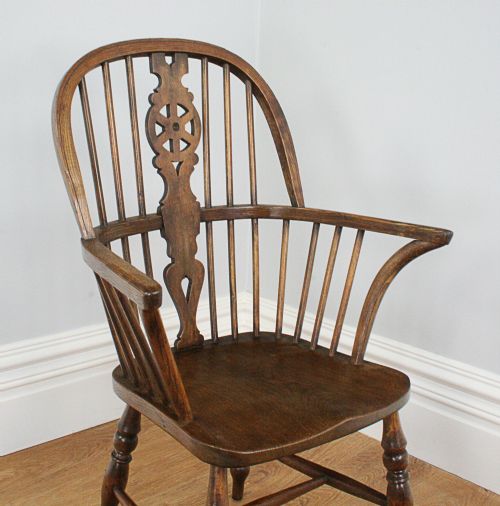 fig 2. Ash & Elm High Back Windsor Armchair (Circa 1840)